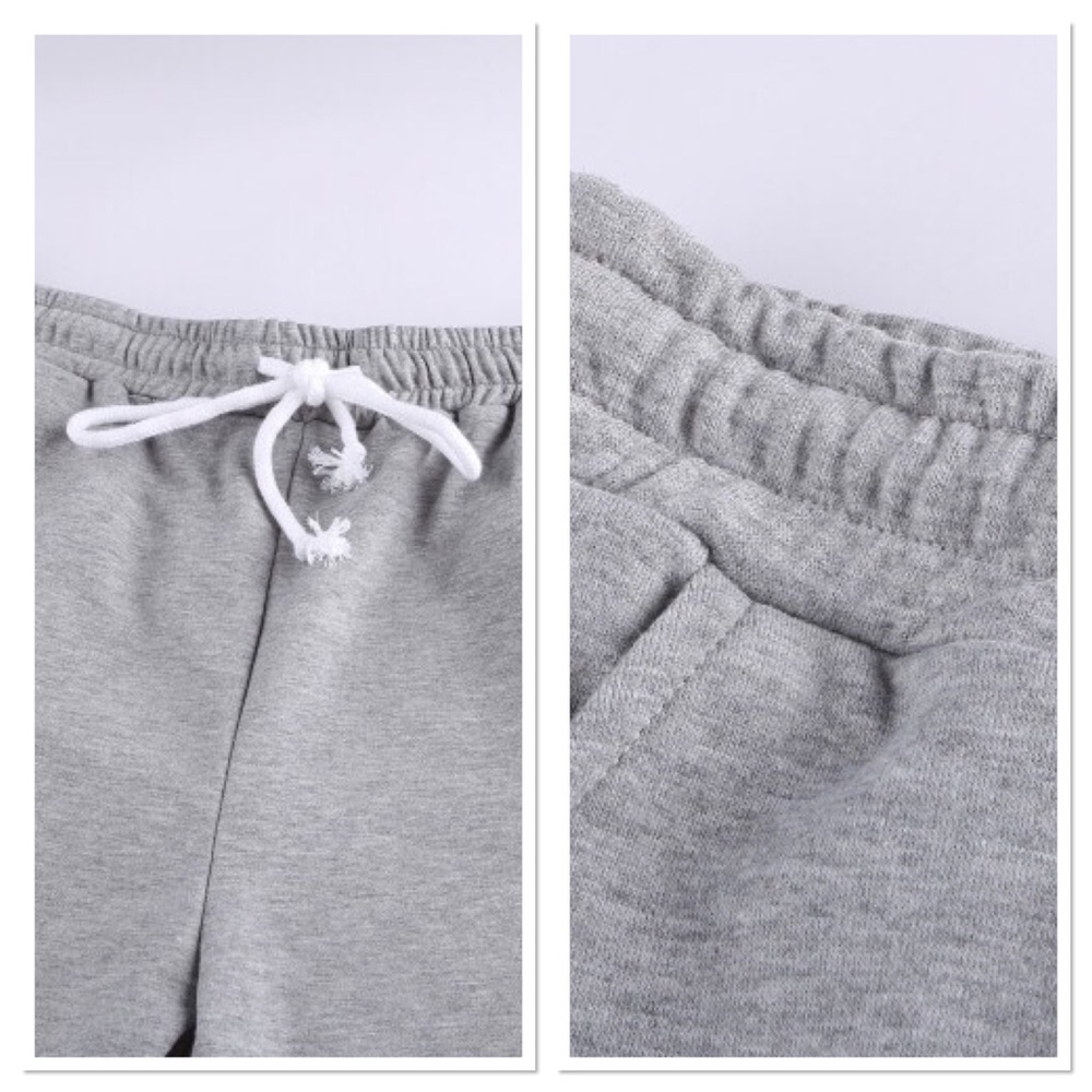 Color block cotton sweatsuit top and bottom - Picture 4 of 5